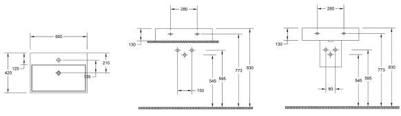Isvea - Lavabo da appoggio PURITY 60x42 cm ceramica/bianco