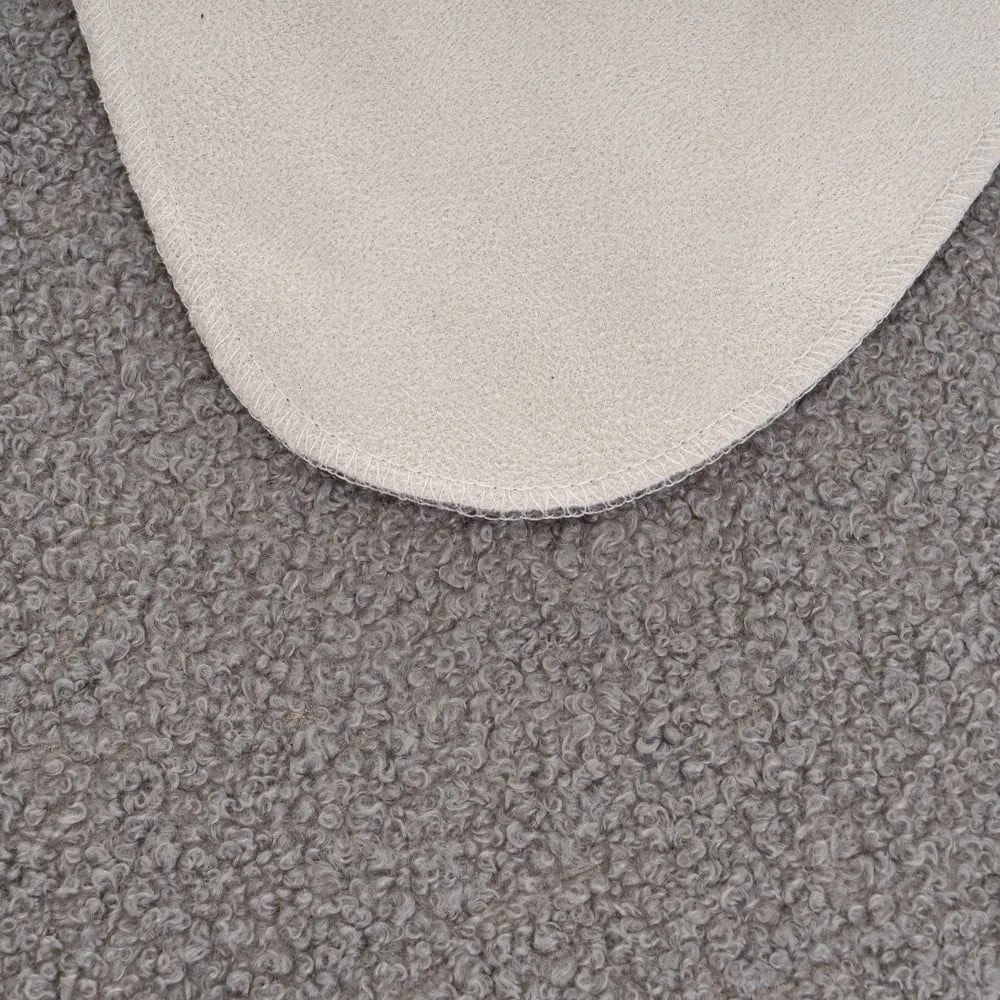 Pelliccia sintetica grigia 60x90 cm Sherpa - Casa Selección