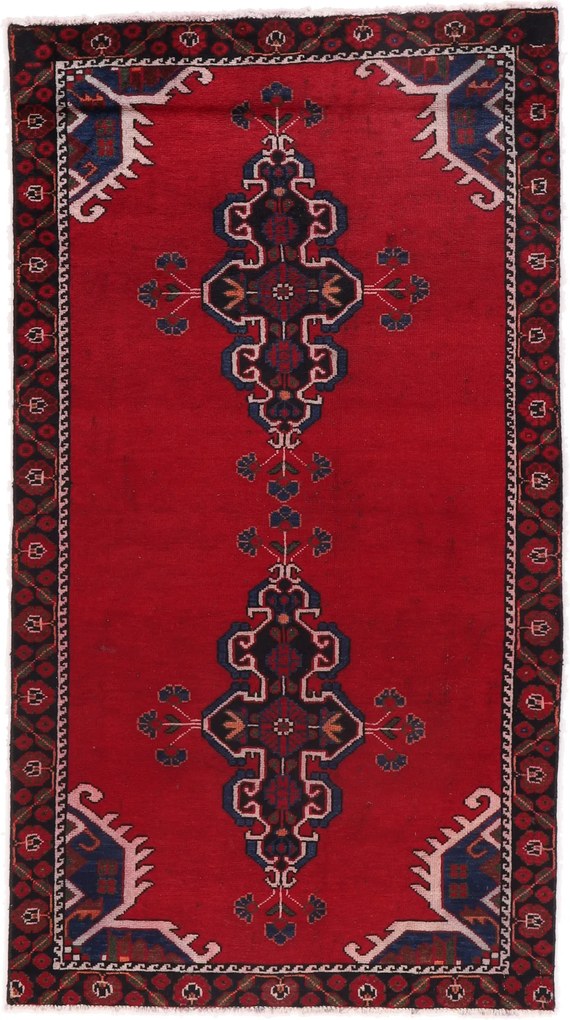 Hamedan Tappeto 120x220 (Iran) Annodato A Mano