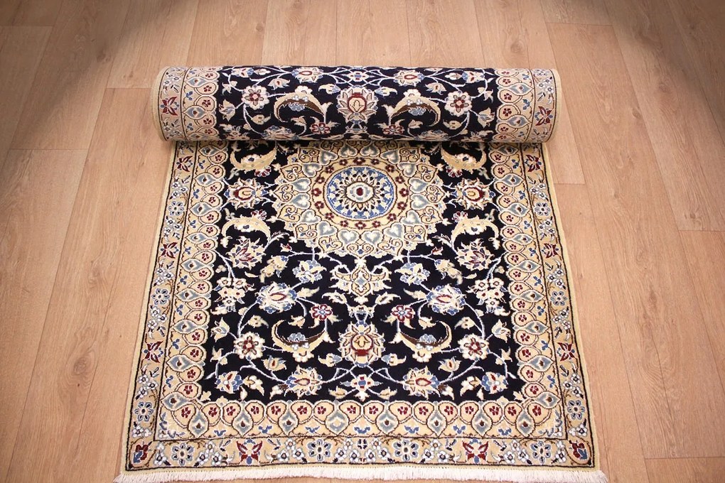 Nain Tappeto 340 x 90 (Iran) Annodato A Mano