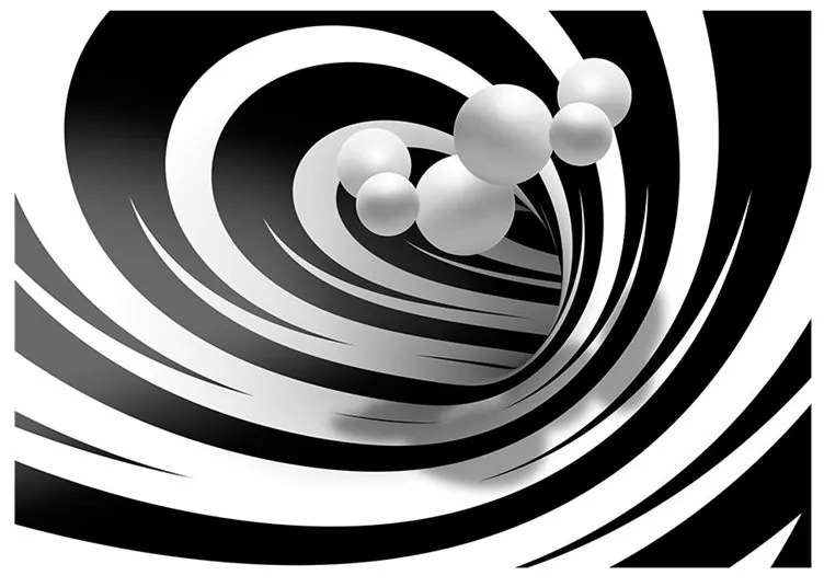 Fotomurale  Twisted In Black & White  Colore bianco e nero, Dimensioni e Misure 250x175