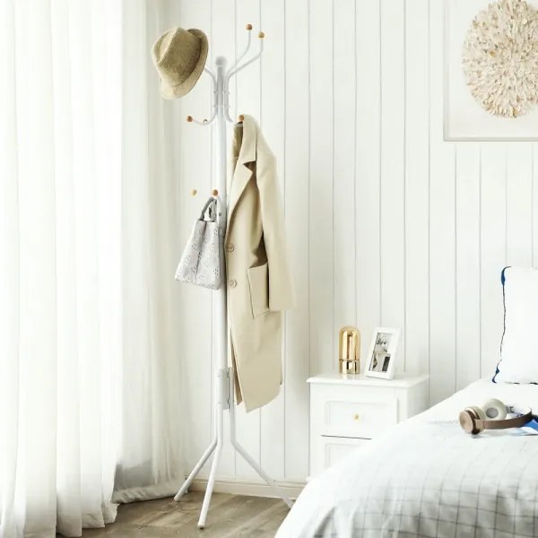 Appendiabiti a piantana LINEA bianco