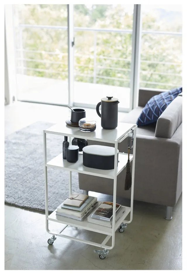 Tavolo da portata in metallo 38x49,5 cm Tower - YAMAZAKI