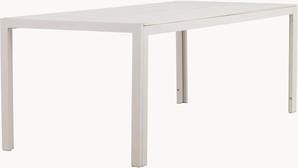Tavolo da giardino effetto legno Mirko