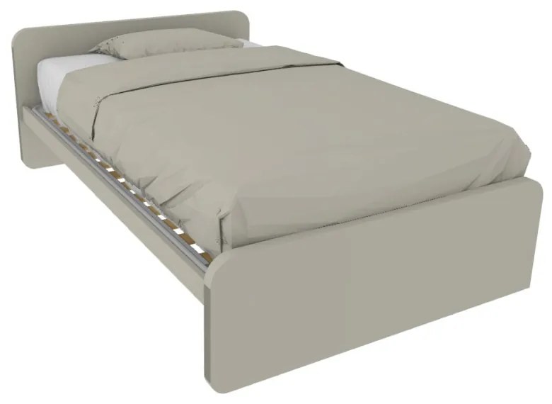 864 - Letto cameretta 120x190 1piazza e mezza con testate personalizzabili. Rete inclusa