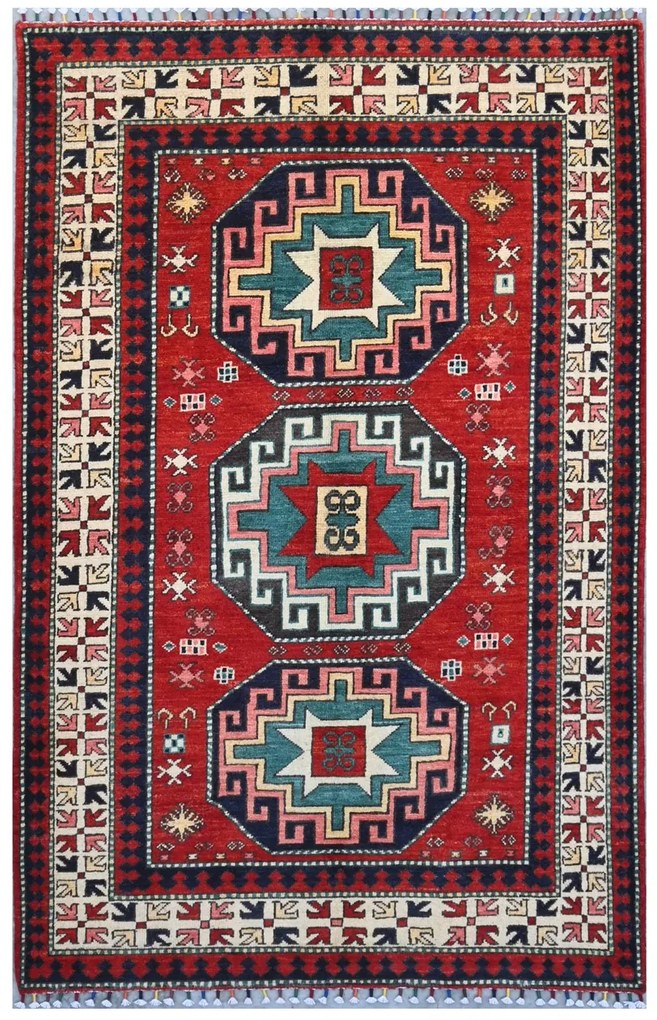 Kazak Tappeto 120 x 190 (Pakistan) Annodato A Mano