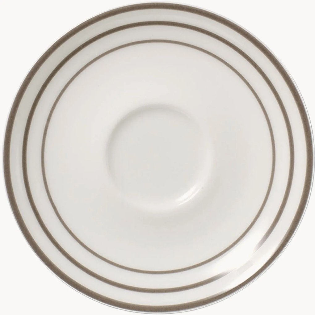 Set di 6 piattini in Fine Bone China Metropolitan