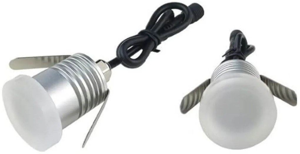 Faretto LED 1W IP65 Tondo Luce Diffusa - Professional Colore Bianco Naturale 4.000K