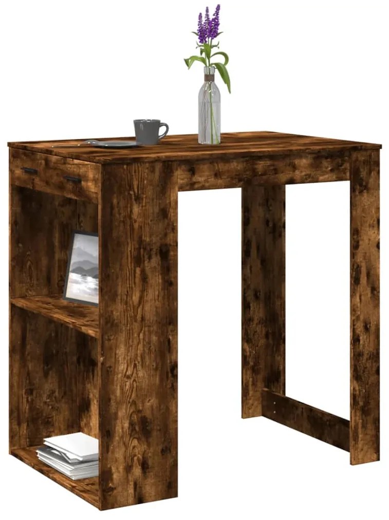 Tavolo Bar Rovere Artigianale 102x70x103,5 Cm İn Truciolato /