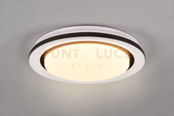 Cartida plafoniera led 17w 2000lm, 2700 - 6000k con telecomando mul...