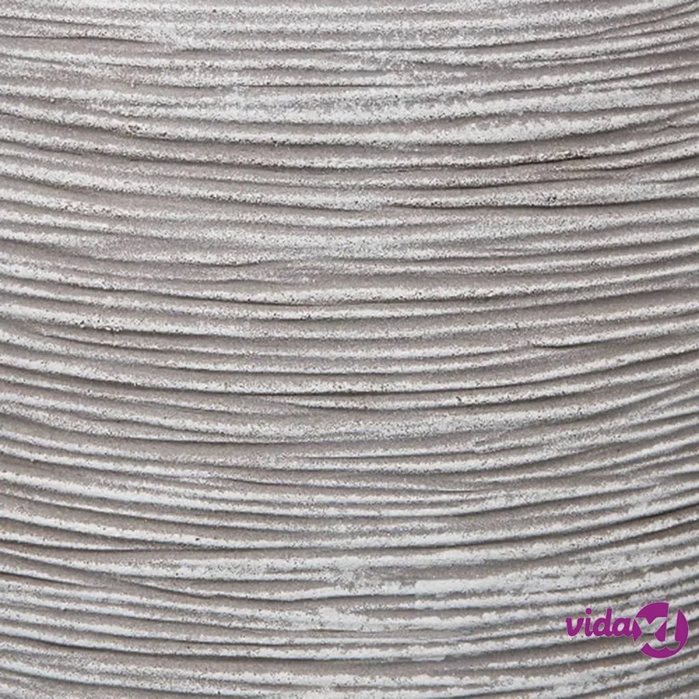 Capi Vaso a Cono Nature Rib 42x38 cm Avorio KOFI362