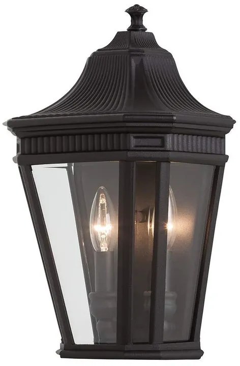 Applique classico chic da esterno FE-COTSLN7-BK nero IP44 2X E14 ELSTEAD