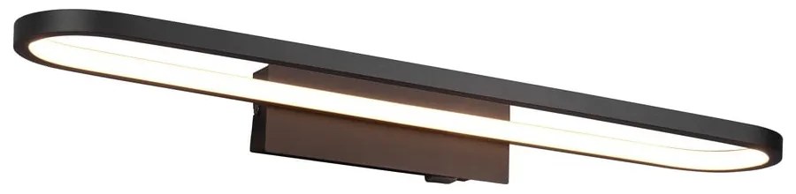 Applique LED nero opaco (lunghezza 60 cm) Gianni - Trio