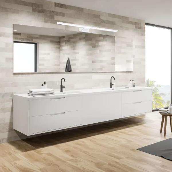 Illuminazione LED per specchio da bagno SHINE WHITE LED/15W/230V 80 cm IP44 bianco