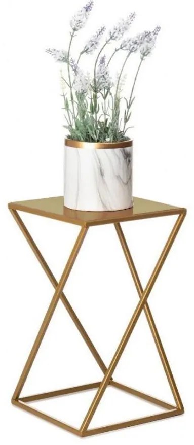 Portafiori 40x24 cm oro