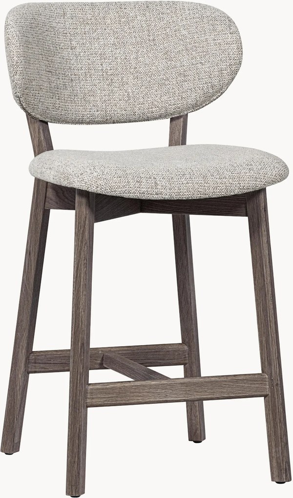 Sedia da bar imbottita in legno di quercia Udar