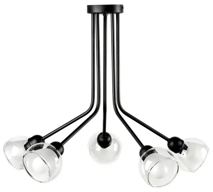 Plafoniera essentiel Plafoniera essentiel 5041/PL5 5 x E14 Ø 55 cm nero IP20, 5XE14