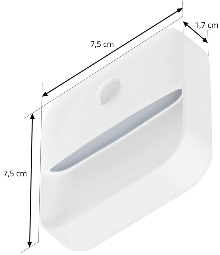 Lampada LED per mobili Prios Kaleon, batteria ricaricabile, USB