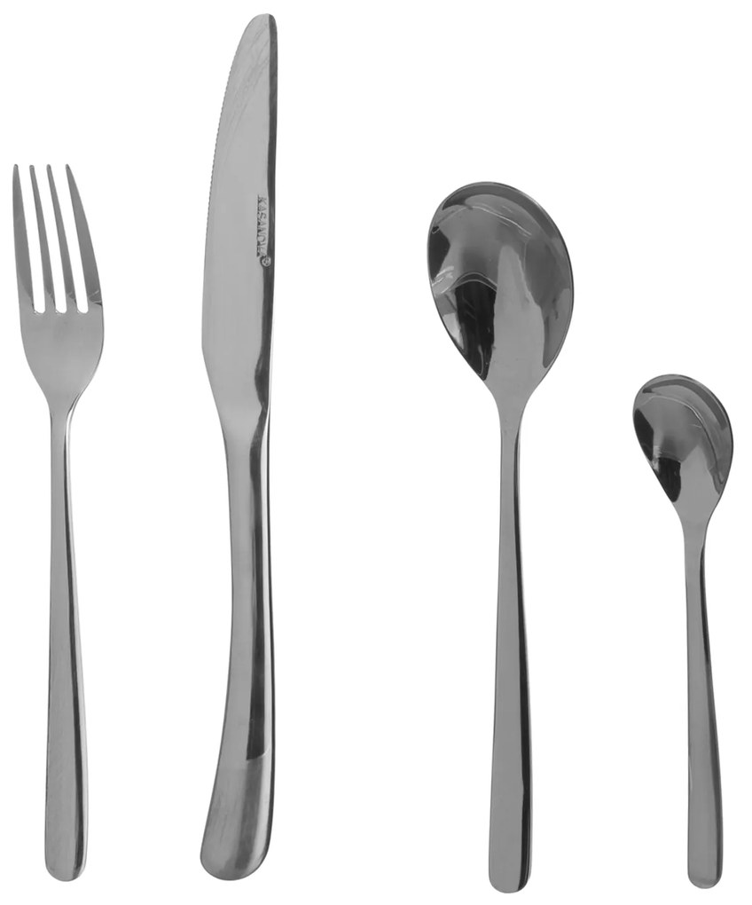 Set 24 posate Charlotte in acciaio inox