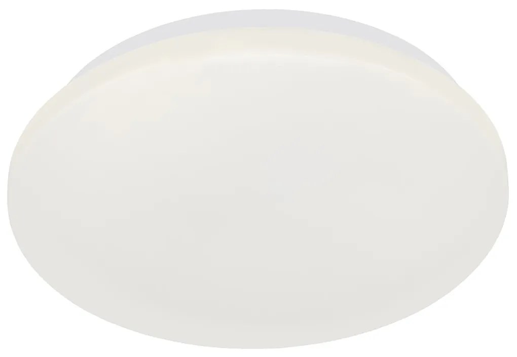 Plafoniera Nordico Kalmus Spalsh Plastica Bianco Led Integrato 10W 4000K