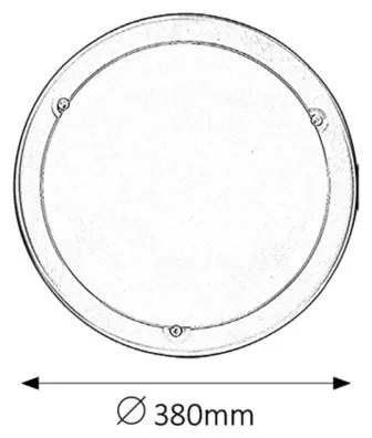 Rabalux 5151 - Plafoniera UFO 2xE27/60W/230V