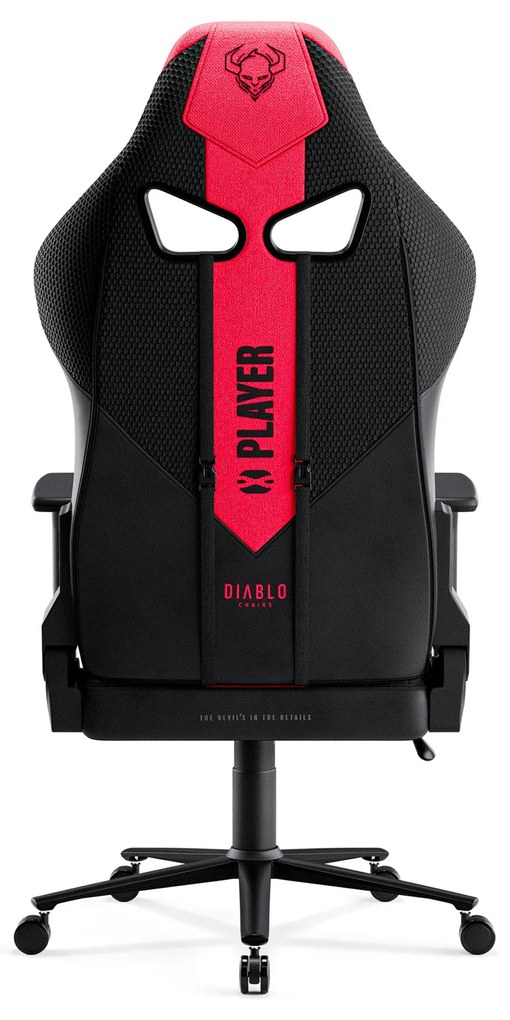 Sedia da gaming Diablo X-Player 2.0 in materiale Normal Size: cremisi-antracite