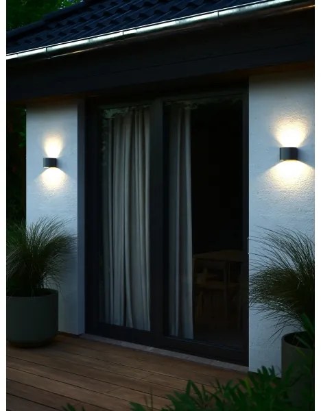 Nordlux - lampada da parete LED per esterni MILDA LED/4,9W/230V IP44 antracite