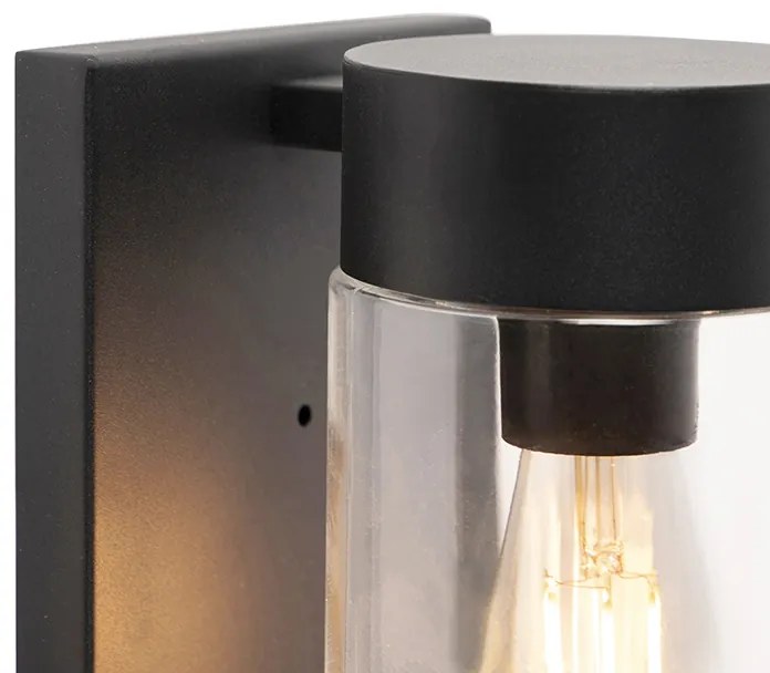 Lampada da parete per esterni intelligente nera IP44 con Wi-Fi ST64 - Jarra