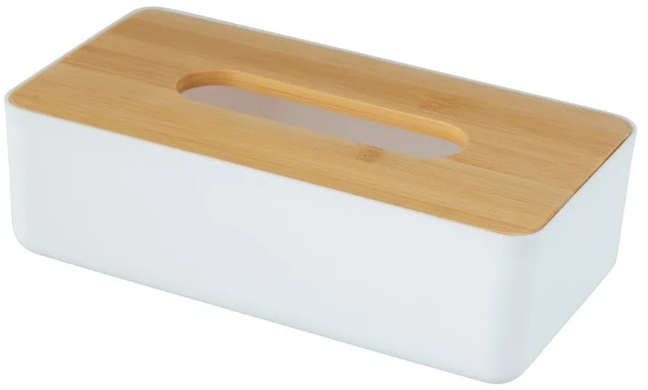 Scatola in plastica-bambù per fazzoletti Rotello - Wenko