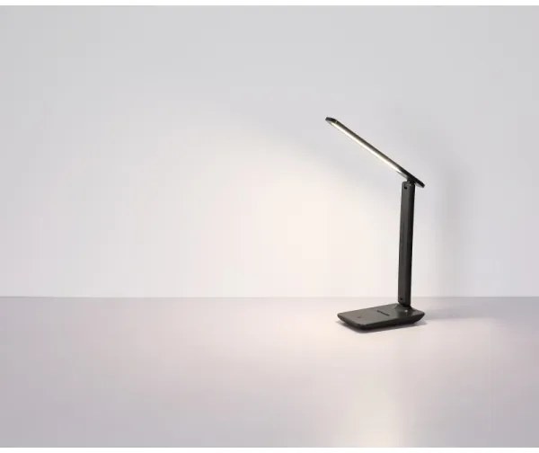 Globo 58439SA - Lampada da tavolo LED ricaricabile BRIGHTON con dimmer a sfioramento LED/4W/5V 1800 mAh nera