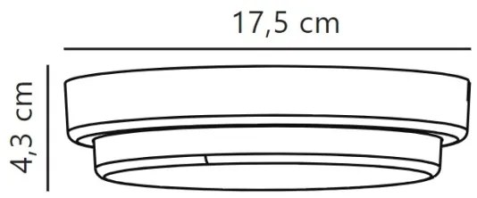 Nordlux -Applique a LED da esterno CUBA LED/6,5W/230V IP54 diametro 17,5 cm bianco