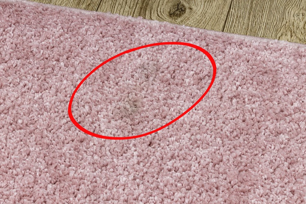 Tappeto BERBER 9000 rosa Frange berbero marocchino shaggy - PRODOTTO DI SECONDO GRADO