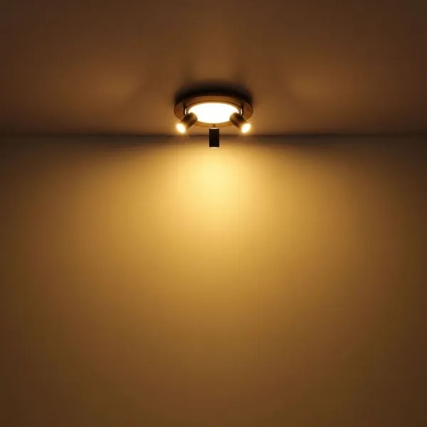 Globo 67307D - Faretto LED KASSU 3xGU10/5W + LED/15W/230V