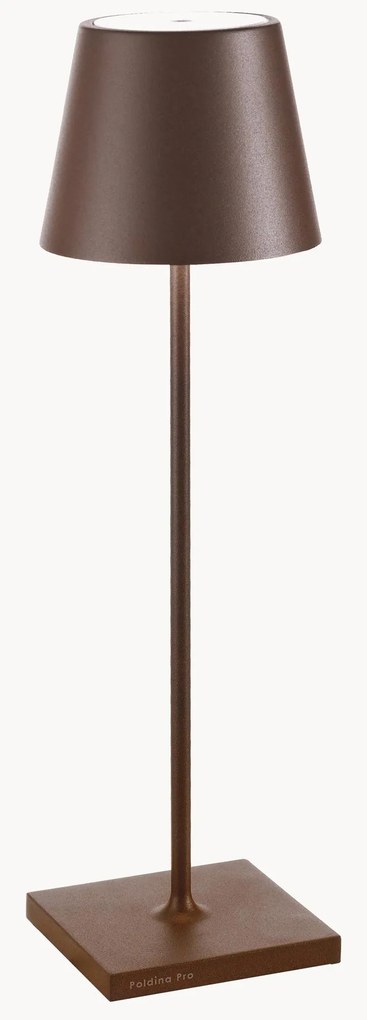 Lampada da tavolo portatile a LED con luce regolabile Poldina