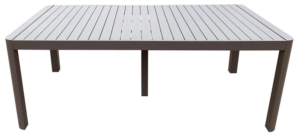 Tavolo da giardino allungabile 200 320x100x73 cm Newcastle - beige