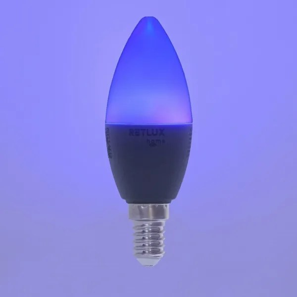 Retlux - Lampadina LED RGBW dimmerabile C37 E14/4,5W/230V 2700-6500K Wi-Fi Tuya