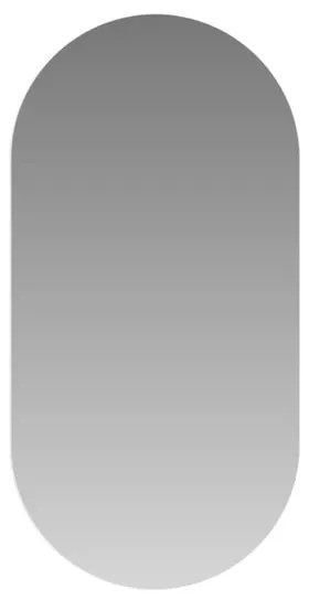 Specchio contenitore bianco, 1 anta apertura da sinistra P 12 x L 45 x H 90 cm