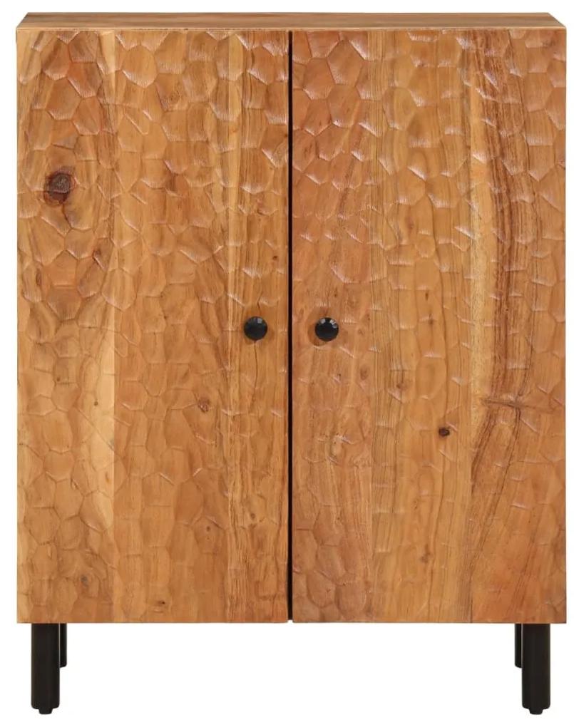 Credenza 60x33x75 cm in legno massello di acacia