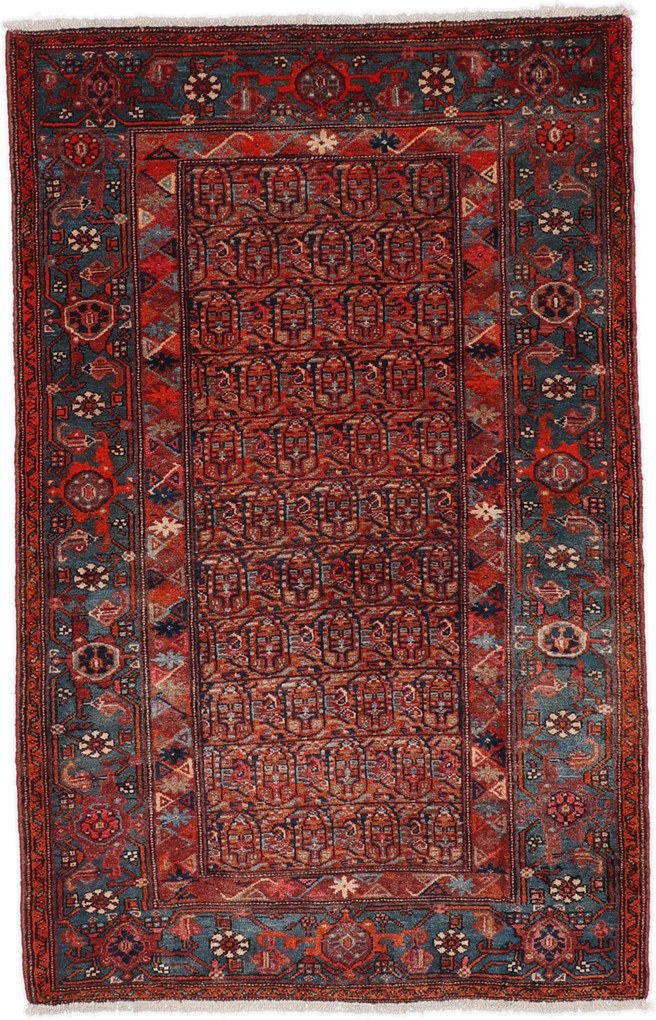 Kurdi Tappeto 210x130 (Iran) Annodato A Mano