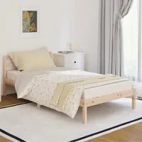 Telaio Letto in Legno Massello di Pino 100x200 cm cod mxl 58897