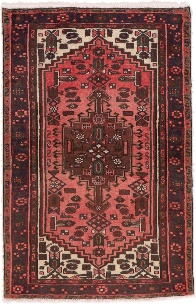 Hamedan Tappeto 150 x 100 (Iran) Annodato A Mano