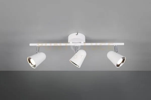 Toulouse barra 3 spots led 10,5w 1200lm, 3000k bianco satinato con ...