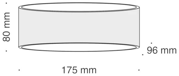 Maytoni C806WL-L5W - Applique a LED TRAME LED/6W/230V bianco