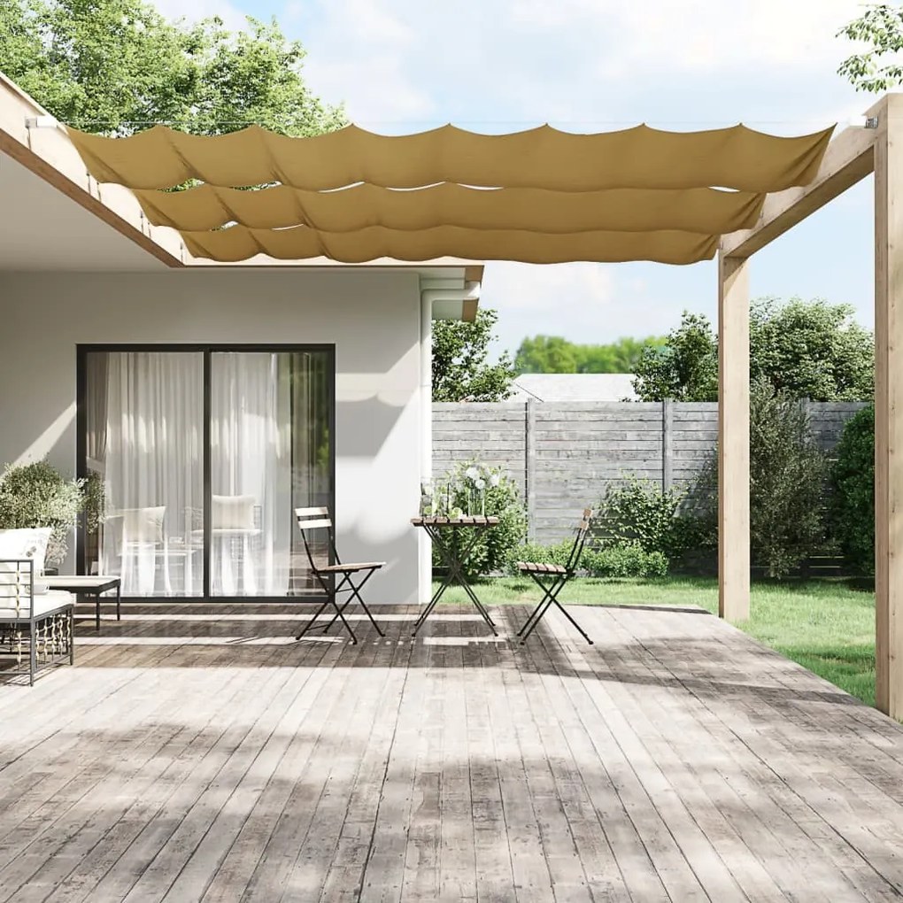 Paravento Verticale Beige 100x800 Cm İn Tessuto Oxford /