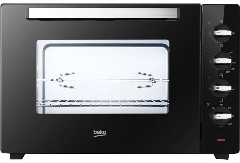 Beko Bmof60b Fornetto Elettrico Ventilato 60lt Con Girarrosto - Nero