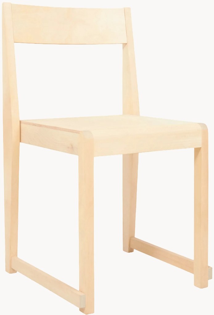 Sedia in legno di betulla 01