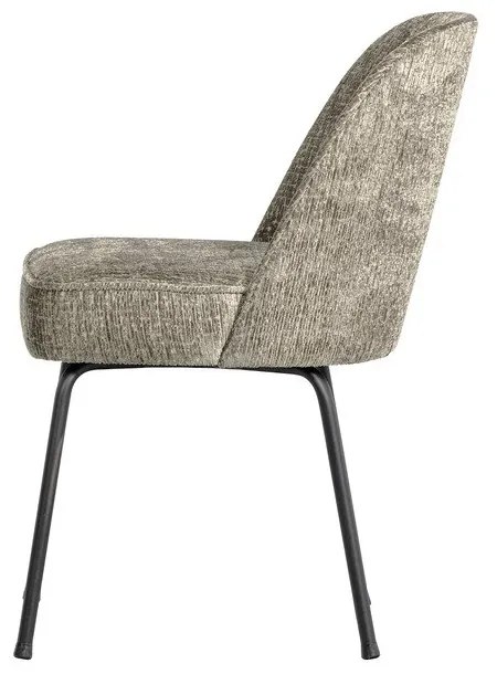 Sedie da pranzo in set color crema in velluto 2 pz Vogue – WOOOD