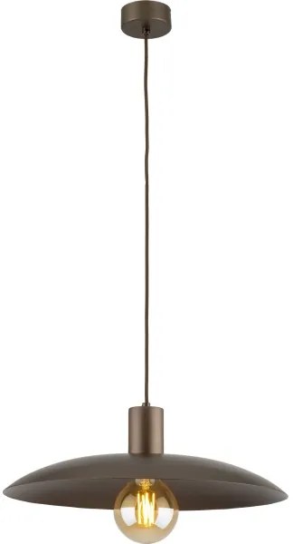 Lampadario a sospensione con filo ASTRA 1xE27/15W/230V diametro 41 cm marrone