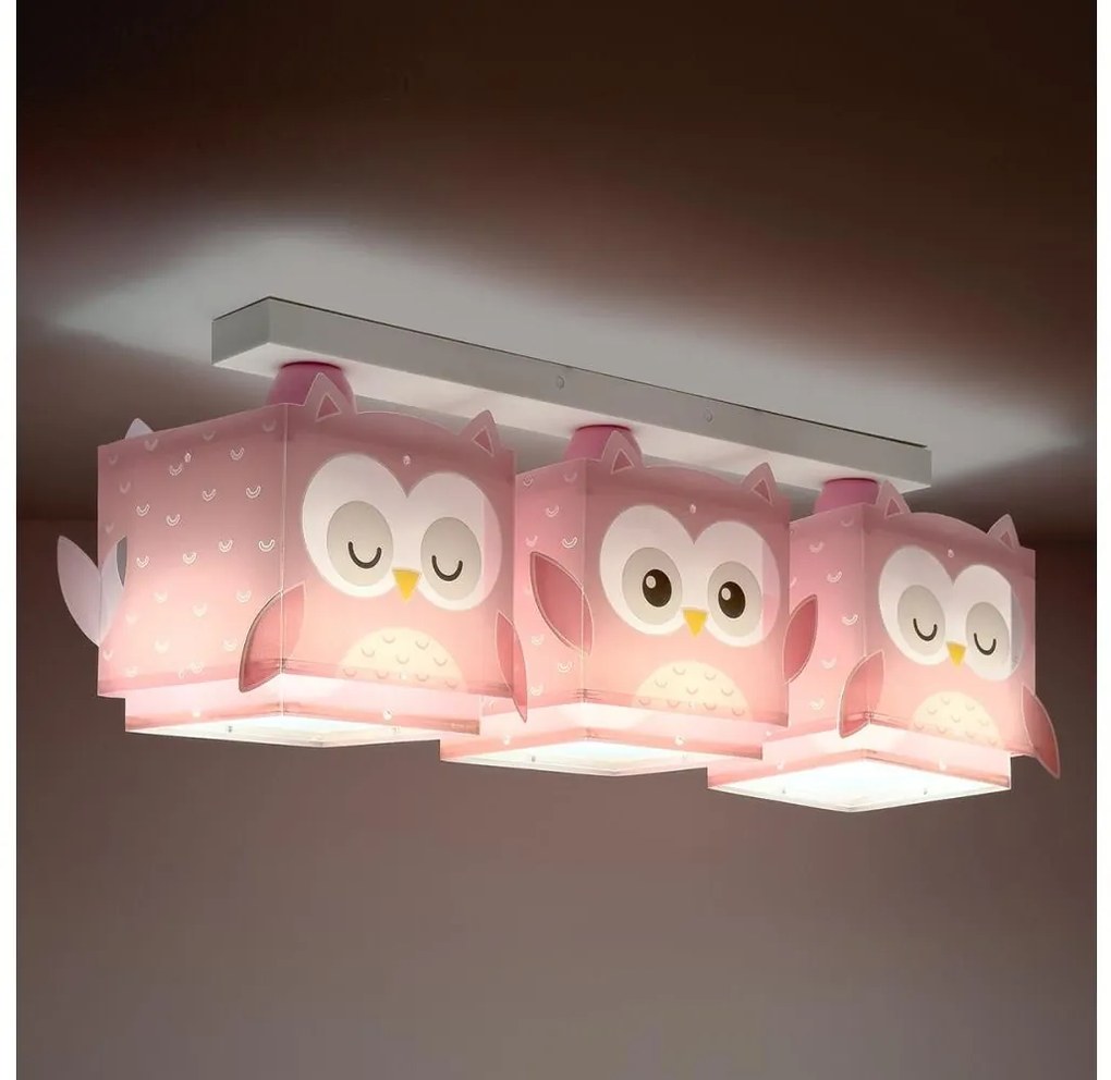 Dalber 64483 - Plafoniera per bambini LITTLE FRIENDS 3xE27/15W/230V