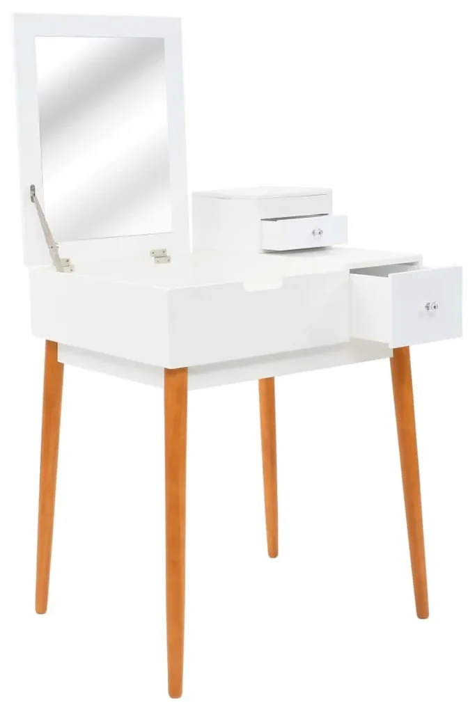 Toletta con specchio in mdf 60x50x86 cm